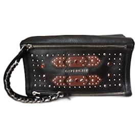 Givenchy Pandora Beutel aus Leder mit Nieten Schwarz