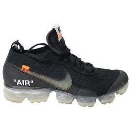 Nike x Off White Vapormax FK Sneaker aus schwarzem Polyester