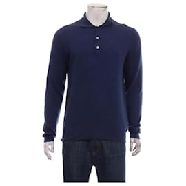 Dunmore Kaschmir Extrafein Pullover Blau Größe 50 - Autre Marque