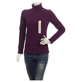 St John's Bay Polo Pullover Lila Baumwolle Größe S - Autre Marque