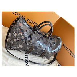 KEEPALL 50 AVEC BANDOULIÈRE Monogram Chess - Louis Vuitton