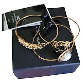 Set di 3 Braccialetti Elisabetta Franchi Dorati