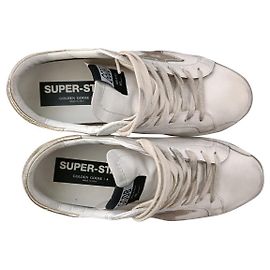 Golden Goose Deluxe Brand Superstar Sneakers in pelle bianca 39