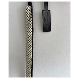 Ceinture fine perles avec logo Yves Saint Laurent
