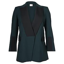 Americana bicolor Dion Lee de poliéster verde bosque y negro - Autre Marque
