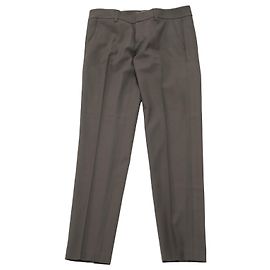 Pantalón Vince de corte recto de lana marrón