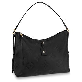 Borsa Louis Vuitton CarryAll MM in pelle nera