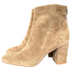 Stivaletti Max & Co in scamosciato beige 41
