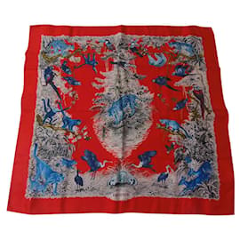 Sciarpa in seta Hermès Equateur wash multicolore