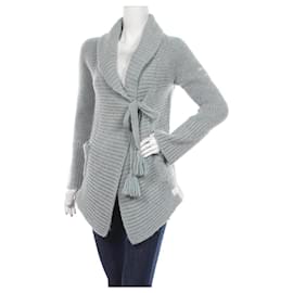 Odd Molly Strickjacke Grau Wolle Alpaka