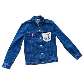 Chaqueta de mezclilla Burberry azul