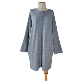 Vestido Forte Forte gris de lana y cachemira