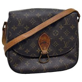 LOUIS VUITTON Monogram Saint Cloud GM Borsa a tracolla M51242 LV Auth ki2327
