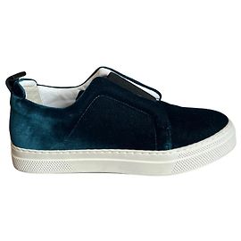 Sneakers Pierre Hardy Turchese in Velluto 36