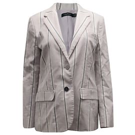 Autre Marque Blazer Lauren Ralph Lauren a righe in poliestere viola pastello