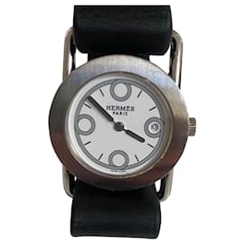Montre Hermès Barenia Acier Argent 28 mm