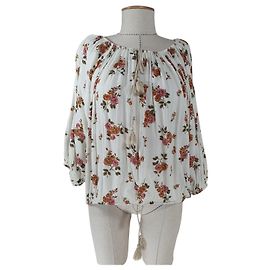 Ralph Lauren Denim & Supply Blusa Boho Floral Algodón
