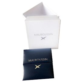 Anillo Mauboussin Je le Veux 3 filas de diamantes oro blanco