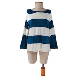 Blusa de rayas Rodier con mezcla de cachemira