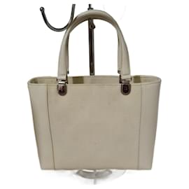 Borsa Christian Dior in vernice color eggshell