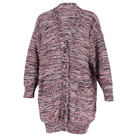 M MISSONI Übergroße Metallic-Strickjacke aus mehrfarbiger Viskose - Missoni