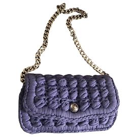 Borsa a mano Bottega Veneta Lavanda Cotone