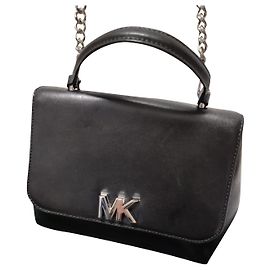 Bolsa Michael Kors em pele de cabra preta