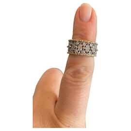 Fascia 'Eternelle' con diamanti, ORO GIALLO E ORO BIANCO - Buccellati