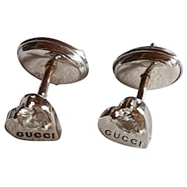 Gucci cuori in oro bianco 750/000 e diamanti