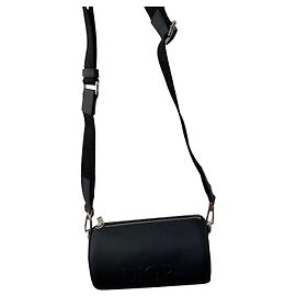 Dior Roller Tasche marineblau genarbtes Kalbsleder