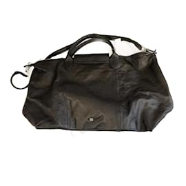 Borsa Longchamp in pelle nera Taglia L