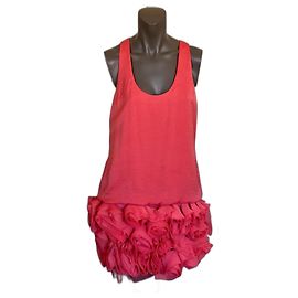 Bcbg Max Azria BCBGMaxazria Rosette Cocktail Coral Ärmelloses Minikleid