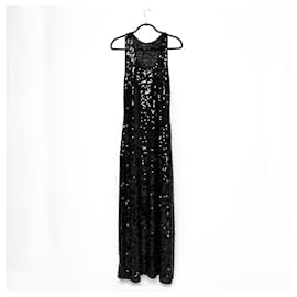 Bcbg Max Azria BCBGMAXAZRIA Allure Racerback-Abendkleid mit Pailletten, Maxikleid