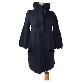 Vestido Essentiel Antwerp Gris Oscuro Lana Angora M