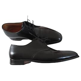 I derby "Perrier"., Pelle nera, 42. - John Lobb
