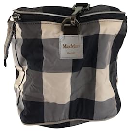 Max Mara Logo frontale stampato a cubo blu