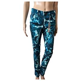 Pantalone Samsoe & Samsoe Debra Stampa Marmorizzata Blu