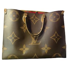Louis Vuitton Onthego GM Monogram Empreinte Giant Pelle Marrone