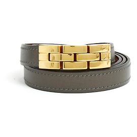 Cartier TANK GOLDEN BUCKLE BELT ADJUSTABLE