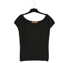 John Galliano CASHMERE NEGRO MINIMAL EN38