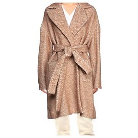 Alessandro Dell'Acqua Woll Mohair Mantel Caramel