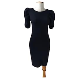 Fendi Merino Wool Dress Black