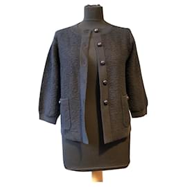 Chanel UNIFORM CLASSIC BLACK en36 Wool ref.JC544678 (Sold) - Joli