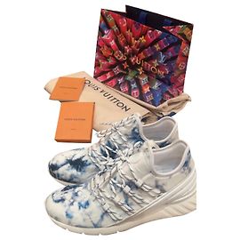 Sold out Sneakers louis vuitton fastlane denim monogram new size 40,5 / 41 Neuve