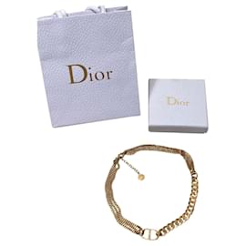 Collana girocollo con catena CD Christian Dior