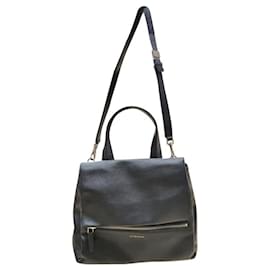 Borsa a mano Givenchy in pelle nera granulata