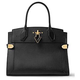 Louis Vuitton LV Steamer MM in pelle nera nuovo