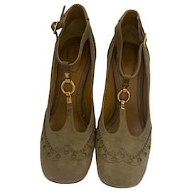 CHLOÉ Absätze  38 Wildleder- - Chloé