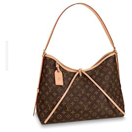 Louis Vuitton CarryAll MM Monogram Canvas com Pochette Marrom
