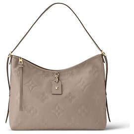 Louis Vuitton LV CarryAll MM pelle grigia
